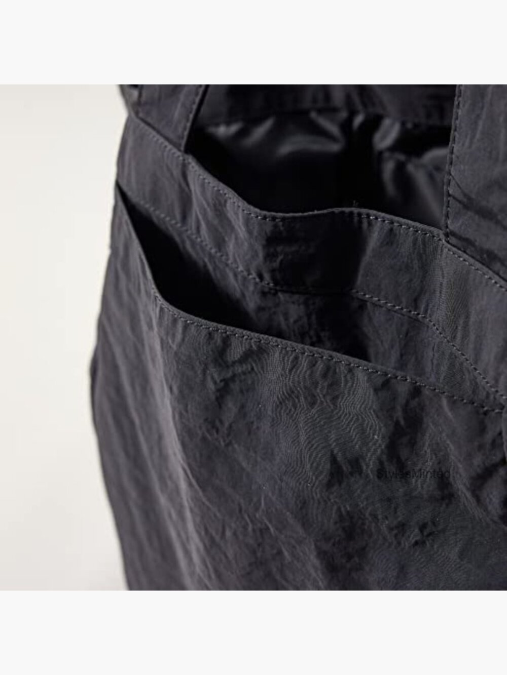 18L Waterproof Nylon Tote Bag, Lightweight Hobo Shoulder Bag with Side Cinch, - Picture 6 of 7
